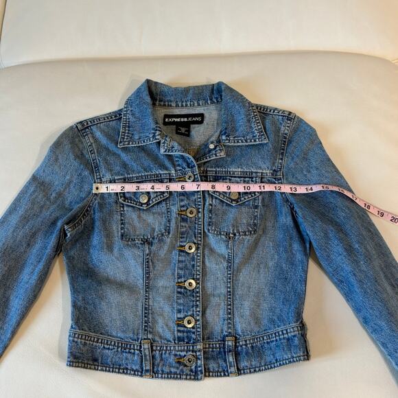 Express Jeans Vintage Jean Jacket - Picture 6 of 14